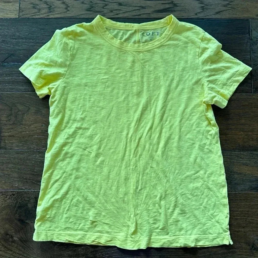 LOFT Buttercup Yellow Shirt- size Medium